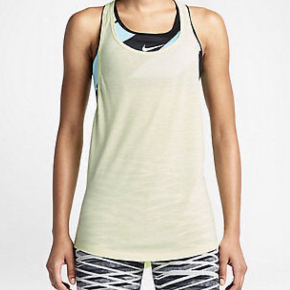 Nike Racerback Tank Top | Size: M/L | Color: Lime green